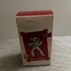 Hallmark Keepsake Buzz Lightyear Ornament - Green and White